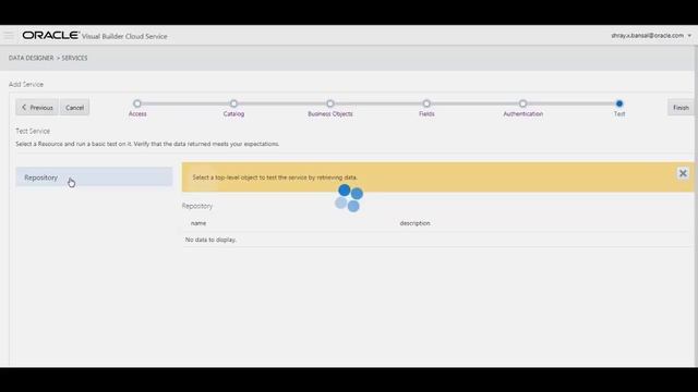Oracle VBCS Business Object Provider Create operation смотреть онлайн