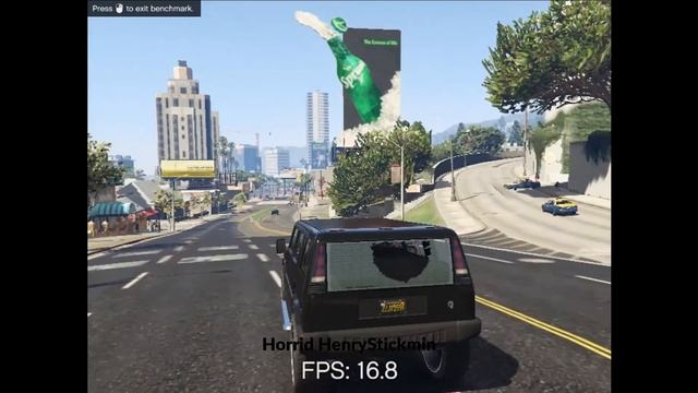 GTA V Benchmark Test - AMD Radeon (TM) Graphics Vega 3 512MB + 4GB + AMD AMD 3020e 1.20 GHz смотреть онлайн