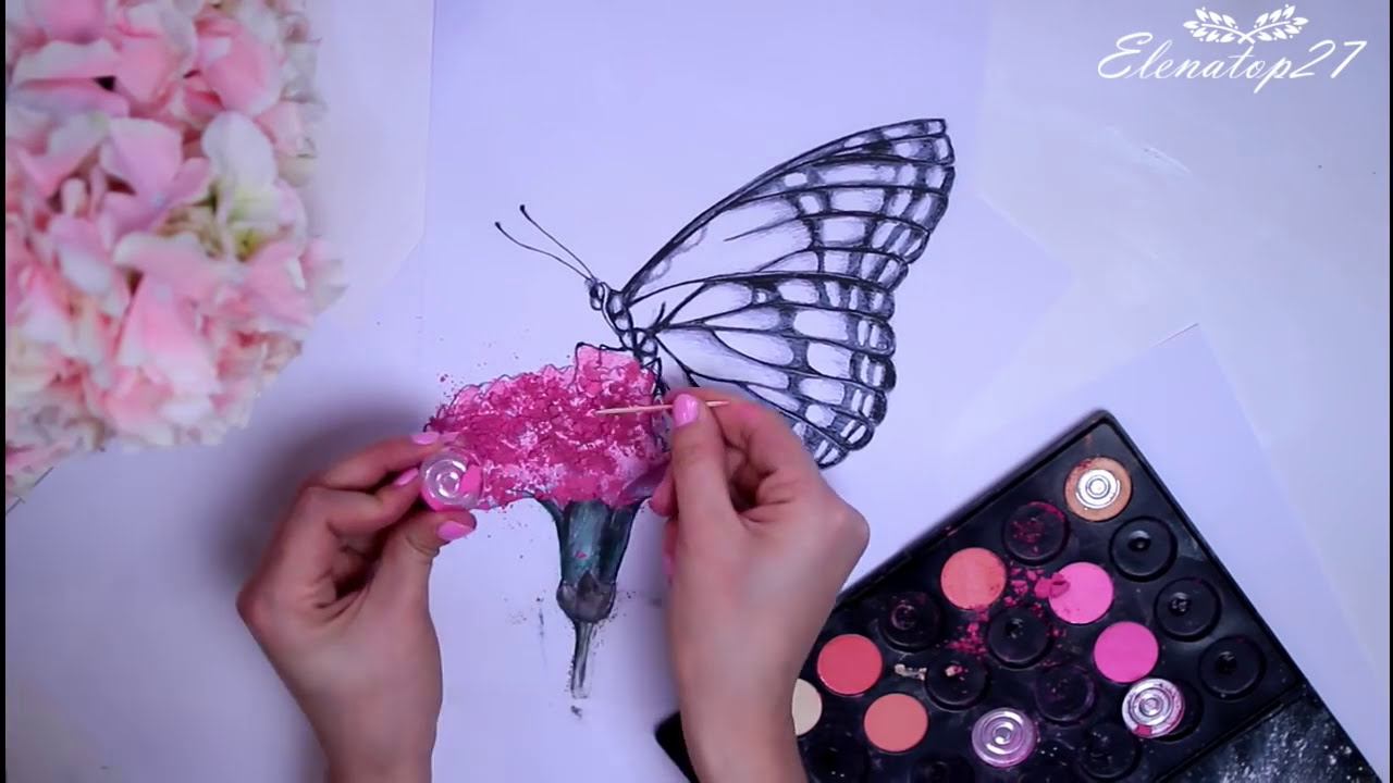 Рисую картину помадойЗачистка косметикиРисую косметкой #рисуюкосметикой смотреть онлайн