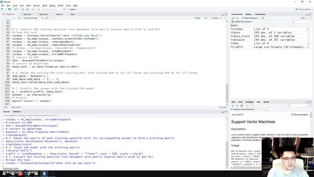 How to build a Chatbot in R with SVM model --- a basic introduction смотреть онлайн