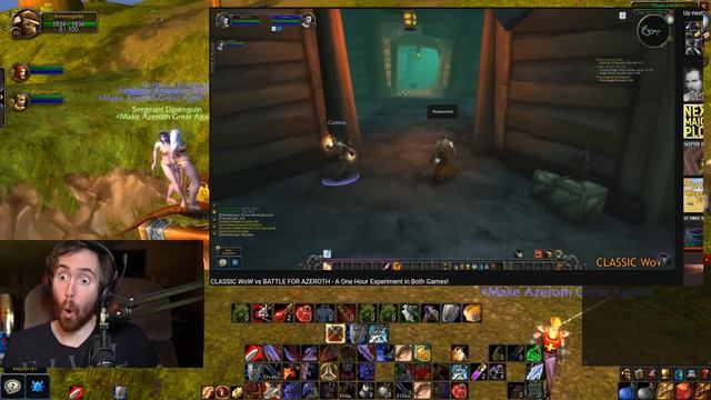 Asmongold Classic WoW vs Battle for Azeroth смотреть онлайн