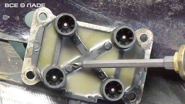 Замена катушки зажигания высоковольтных проводов. Лада Калина (Lada Kalina - AvtoVAZ)