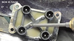 Замена катушки зажигания высоковольтных проводов. Лада Калина (Lada Kalina - AvtoVAZ)