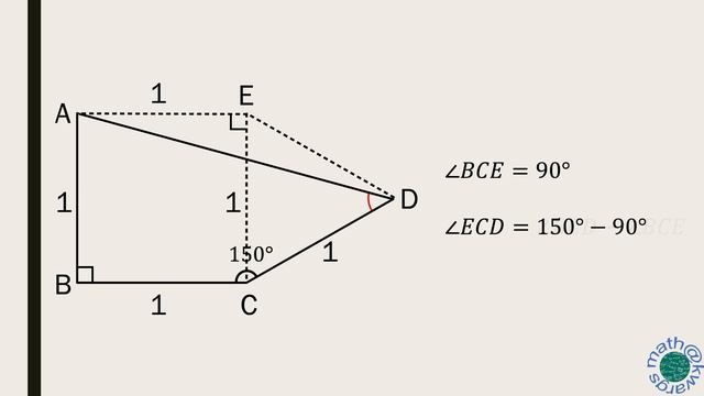 What is the degree of angle D? смотреть онлайн