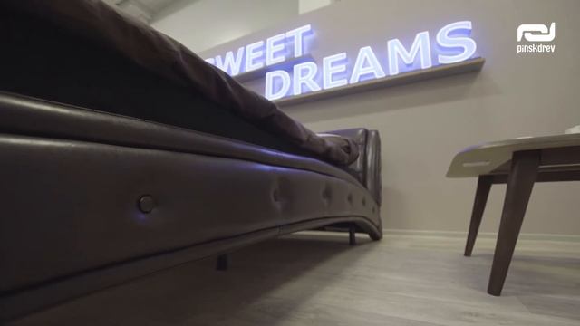 Кровать двойная «Адель 16» от Пинскдрев смотреть онлайн