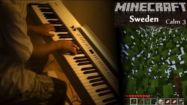 Minecraft Piano: Calm - Minecraft, Sweden, Clark [Sheet Music] смотреть онлайн