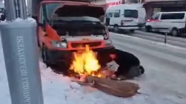 Как разогреть машину зимой. смотреть онлайн