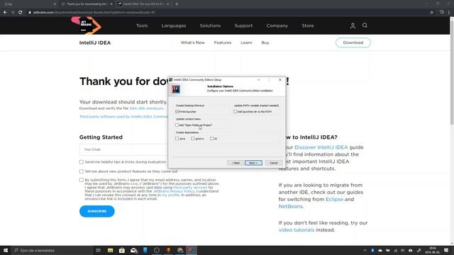 Java alapismeretek 2. Intellij IDE telepítése windowsra смотреть онлайн
