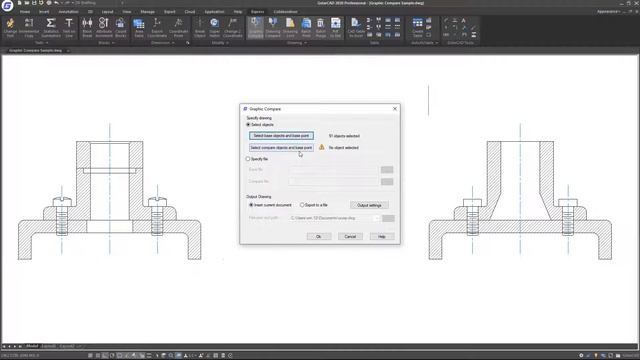 GstarCAD Express Tools- Graphic Compare смотреть онлайн