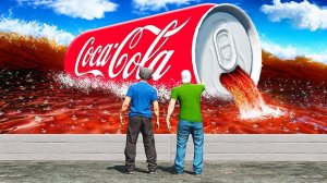 ВЫЖИВАНИЕ С РАЙЛЮХОЙ В ОГРОМНОМ ЦУНАМИ ИЗ КОКА КОЛЫ! КАК ПЕРЕЖИТЬ КОНЕЦ СВЕТА  ГТА 5 МОДЫ МУРКА