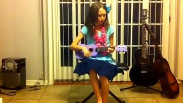 Somewhere Over The Rainbow ~ IZ Ukulele Version cover by Jillian Dolan смотреть онлайн