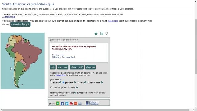 Taking a Capital Cities Test until we get 100% (South America Edition) смотреть онлайн