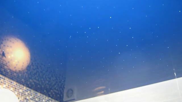 Натяжной потолок "Звёздное небо" смотреть онлайн