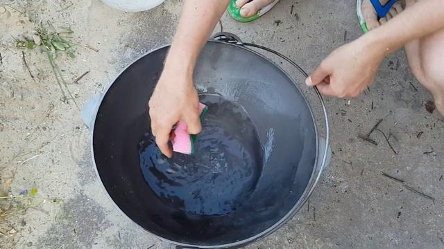 Распаковка и Обжиг нового казана смотреть онлайн