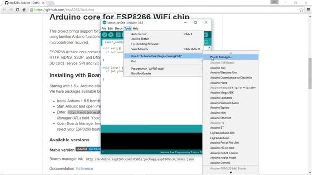 how to Install ESP8266 Wi-Fi module Board to Arduino IDE смотреть онлайн