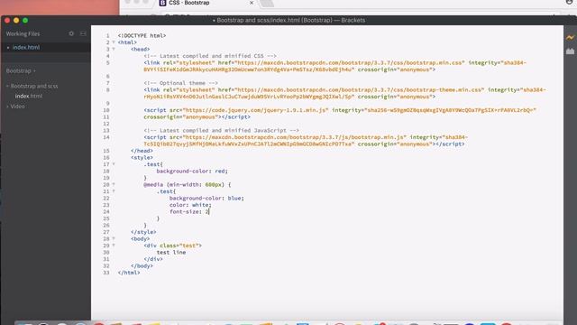 [Bootstrap 3][中文] 02. Bootstrap原理，@media 與 viewport смотреть онлайн
