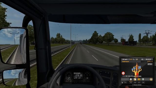Первые ступени в перевозках! ч.1 - Euro Truck Simulator 2 смотреть онлайн