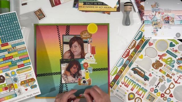 Scrapbooking Process Video: Hello Summer (Kit Conspiracy) смотреть онлайн