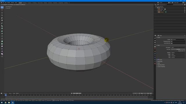 Пончик. Часть 1. Blender. Уроки на русском для начинающих. смотреть онлайн