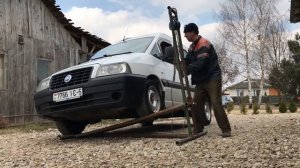 Опрокидыватель для авто своими руками для последующего пескоструя днища.