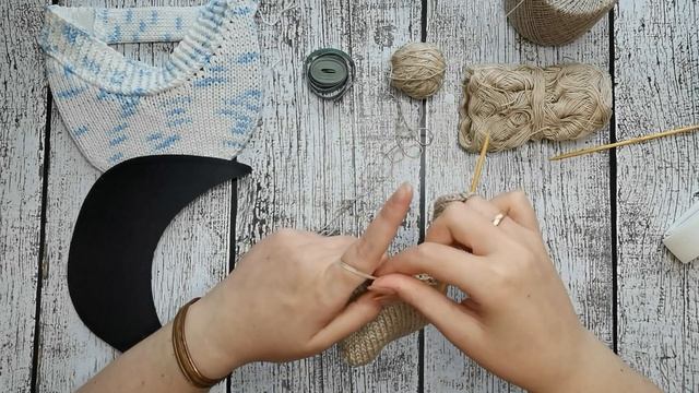 Мастер Класс. Летний Козырек спицами.