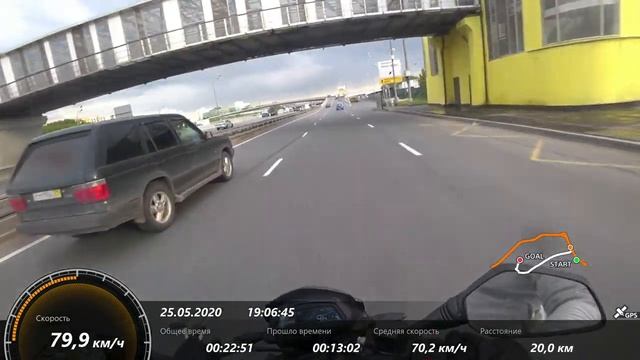 Bajaj Dominar 400 Максималка комфортная .mp4