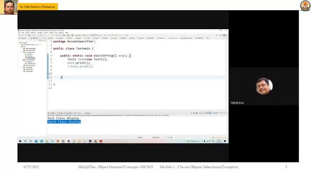 Object Oriented Concepts Lecture on Module-3 смотреть онлайн
