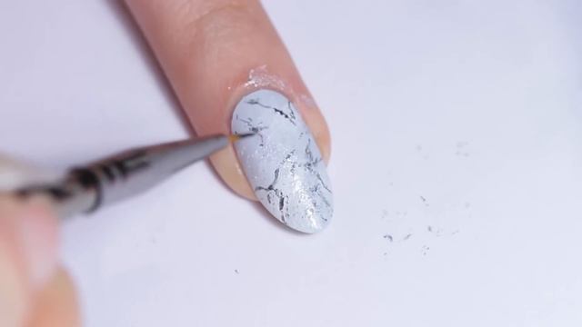 EASIEST REALISTIC MARBLE NAILS - GREY & ROSE GOLD EASY NAIL ART TUTORIAL смотреть онлайн