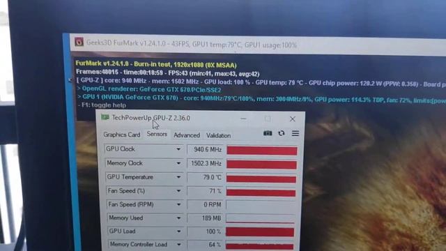 Gigabyte GeForce GTX 670 2GB GDDR5 (GV-N670WF2-2GD) смотреть онлайн