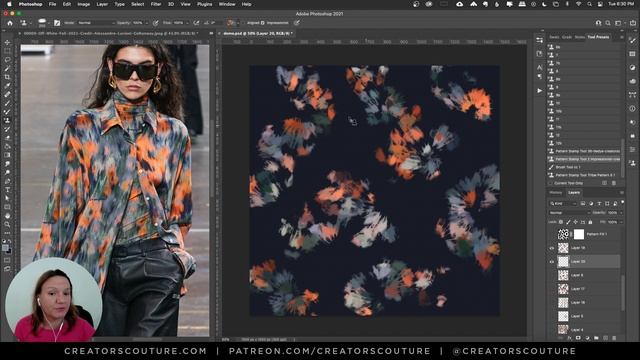 Fast & Easy Digital Background in Photoshop - Inspired by Off-White Runway Color Palette! смотреть онлайн