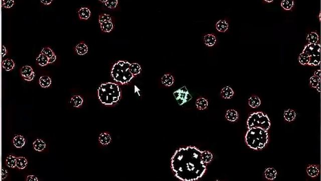 Asteroids game: asteroid splitting test смотреть онлайн