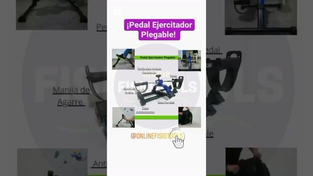Pedal Ejercitador Plegable-Online Fisiotools Colombia смотреть онлайн