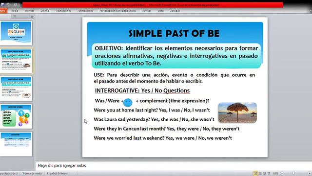 English 2 Simple Past of Be (Interrogative / Question Words) смотреть онлайн