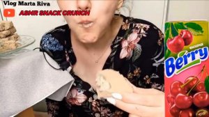 @vlog Marta Riva | chocolate & vanilla crunch compilation #asmr #mukbang #clayeating