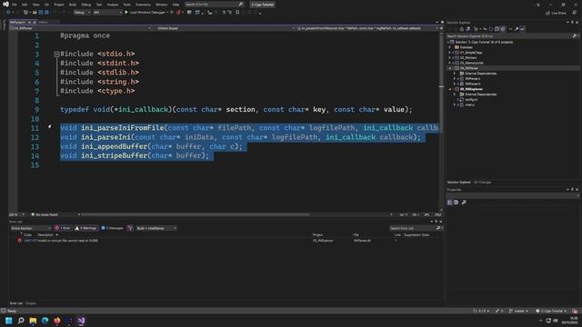 0x1D - Dynamic Library (INI Parsing) | C/C++ Beginners Tutorial смотреть онлайн