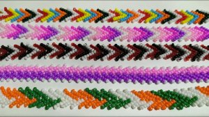 Украшение из бисера. Браслет из бисера. Мастер класс. Пошаговый МК для начинающих.