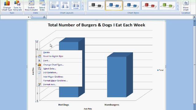 How To Create A Graph In Microsoft Excel 2007 смотреть онлайн