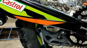 регул мото zr 250 pr, переставляем ловушку цепи под 43 звезду