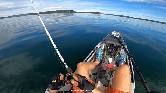 Сумасшедшая Рыбалка с Каяка Камбалы каждый Заброс 2021 смотреть онлайн