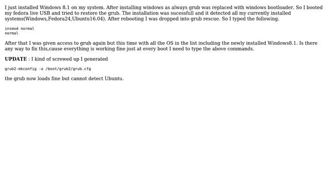 fedora grub rescue (2 Solutions!!) смотреть онлайн