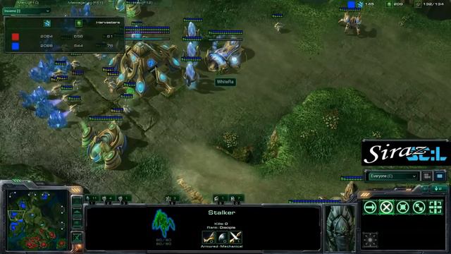 StarCraft 2 - Siraz - WhiteRa(Protoss) vs DalaiLamer(Terran) - Lost Temple - part 2 of 4 смотреть онлайн