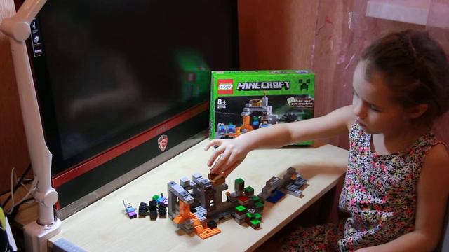 Обзор Лего Майнкрафт Пещера 21113. LEGO Minecraft review. смотреть онлайн