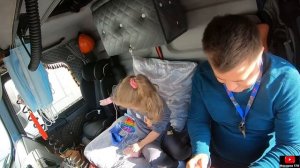 В рейс с моей маленькой дочкой! Наконец-то исполнил мечту дочки и забрал её на работу с собой!