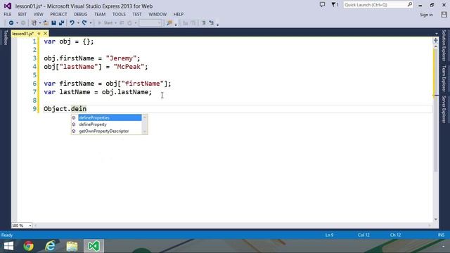 JavaScript Design Patterns: Creating Objects with Literals смотреть онлайн