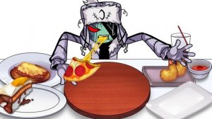 Mukbang Animation Spicy noodle chicken Set eating Friday Night Funkin Complete edition 04