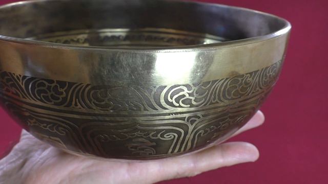 Поющая чаша Премиум 21,3 см, Ре 145 Гц, Соль# 425 Гц