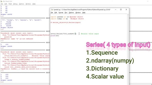 Ch - 1 | Part 1| 12th - IP | CBSE | Pandas 1| Series Function | Full Concept | Tamil | Python смотреть онлайн