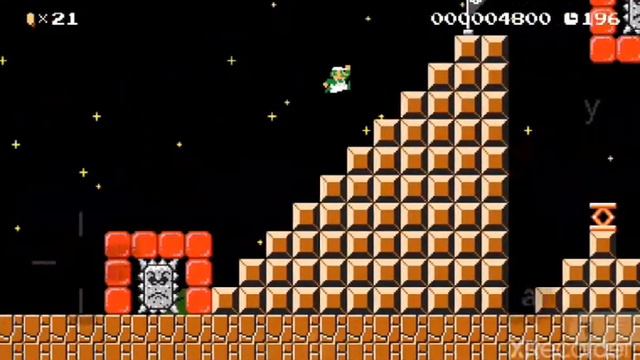 Super Mario Maker World Engine: Mario 85 Level смотреть онлайн