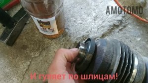 Почему течет новый сальник правого привода на Hyunday Santa Fe