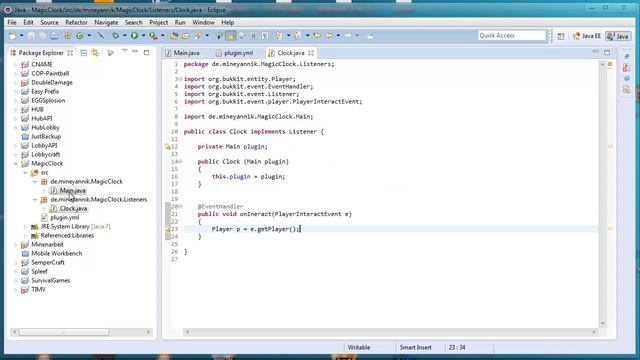 [Tutorial] Magic Clock Bukkit Programmieren [Java | HD] смотреть онлайн